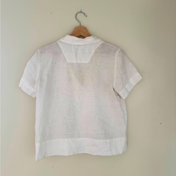 Short Sleeve White Button Down Shirt - Picture 2 of 2